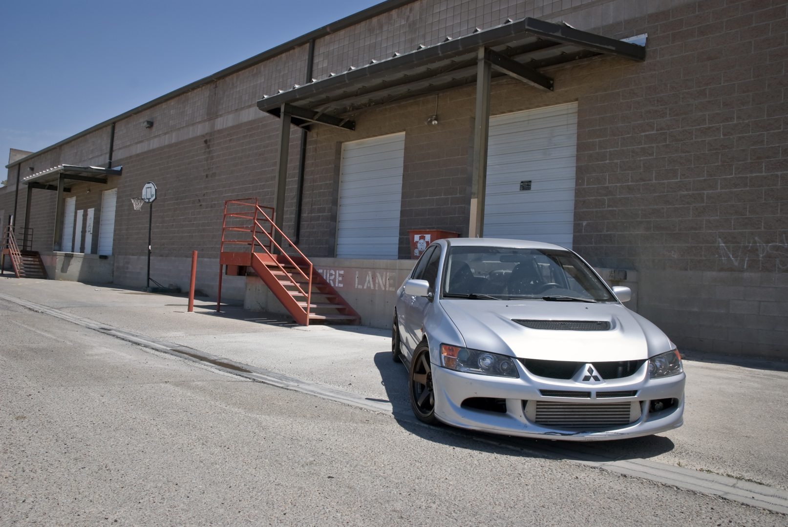 photo 7 Mitsubishi Lancer Evolution custom wheels Rota P-45R 18x9.5, ET +22, tire size 255/35 R18. 18x9.5 ET+30 
