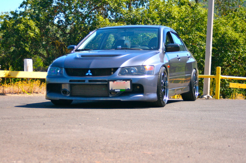 photo 3 Mitsubishi Lancer Evolution custom wheels Enkei RPF1 18x9.5, ET +15, tire size 235/40 R18. x ET