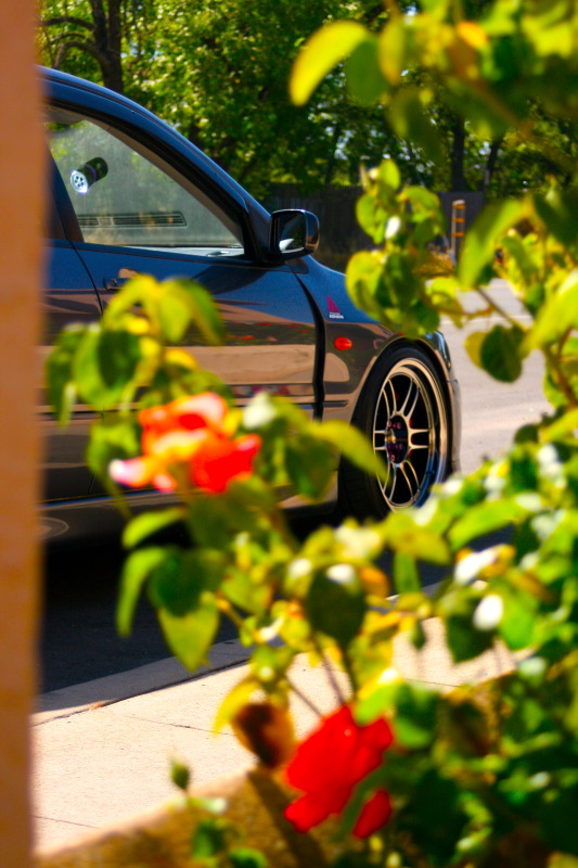 photo 6 Mitsubishi Lancer Evolution custom wheels Enkei RPF1 18x9.5, ET +15, tire size 235/40 R18. x ET