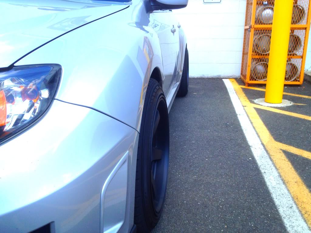 photo 4 Subaru Impreza WRX custom wheels   18x10.0, ET +30, tire size 245/40 R18. x ET 