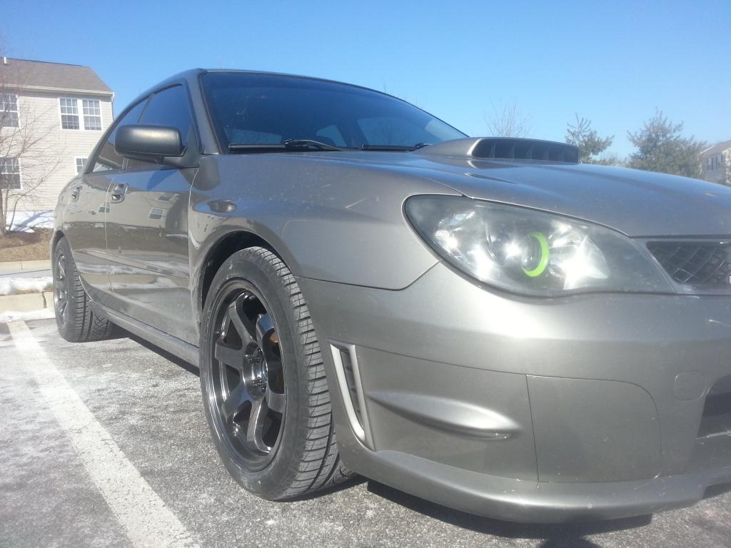 photo 1 Subaru Impreza custom wheels Rota Grid 17x9.0, ET +42, tire size 255/40 R17. x ET 