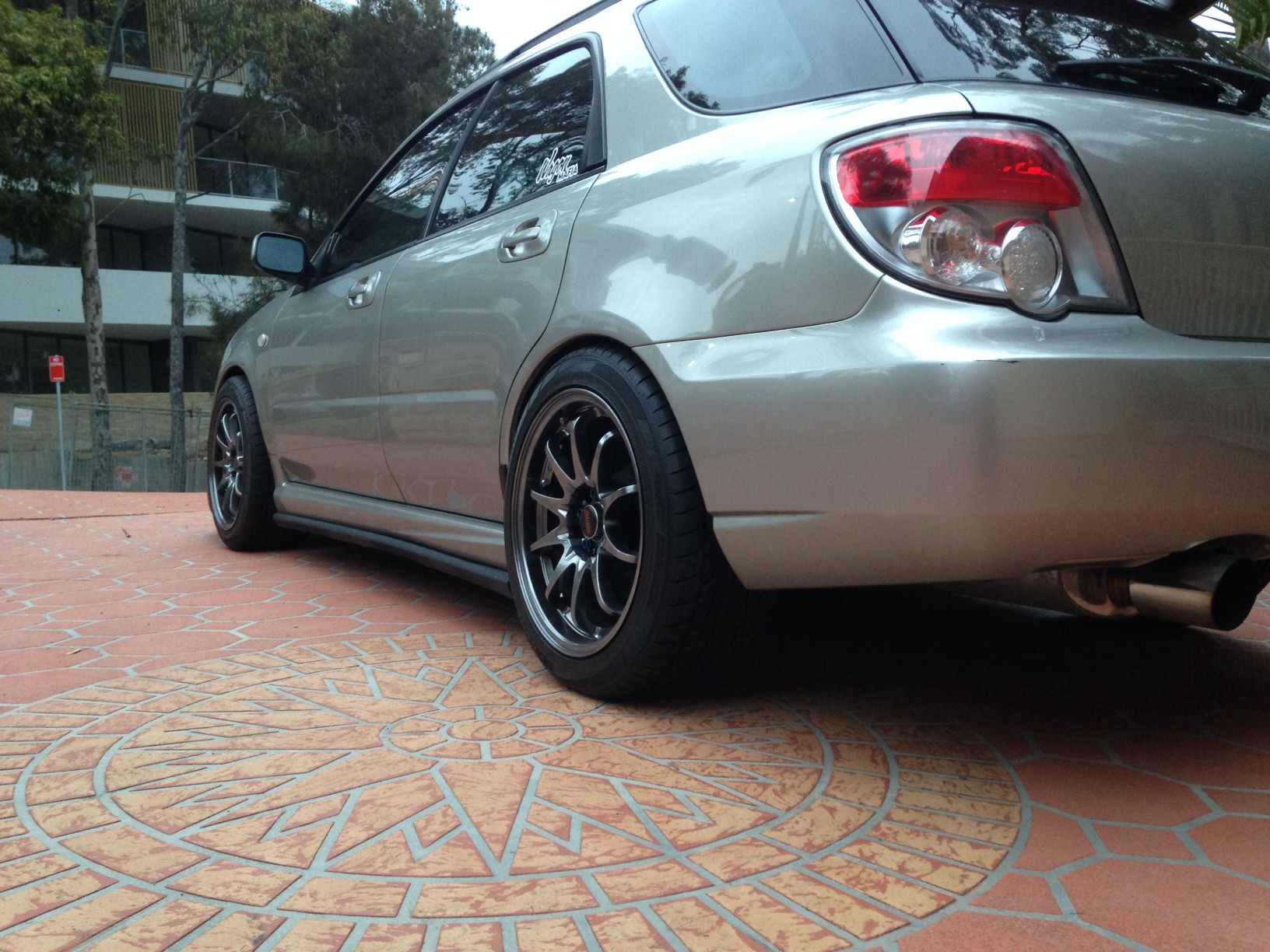 photo 1 Subaru Impreza custom wheels Rota Fighter 17x9.0, ET , tire size X R17. x ET 