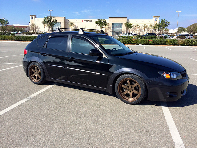photo 2 Subaru Impreza WRX custom wheels Rota Grid V 17x9.0, ET +42, tire size 245/40 R17. x ET 