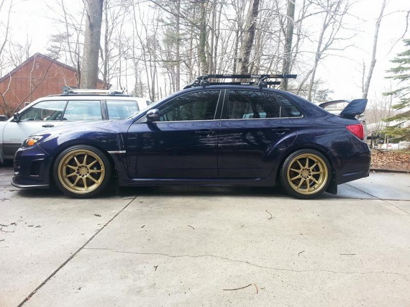photo 2 Subaru Impreza WRX custom wheels Rota  18x9.5, ET , tire size 255/35 R18. x ET 