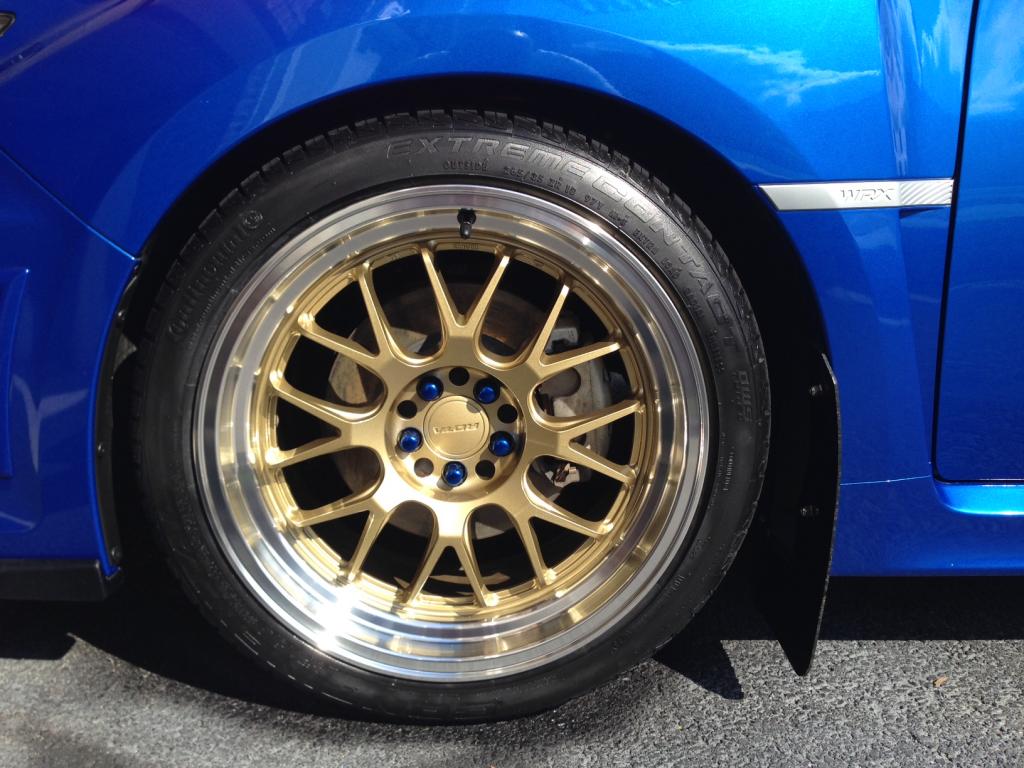 photo 1 Subaru Impreza WRX custom wheels Rota MXR 18x9.5, ET +38, tire size 265/35 R18. x ET 