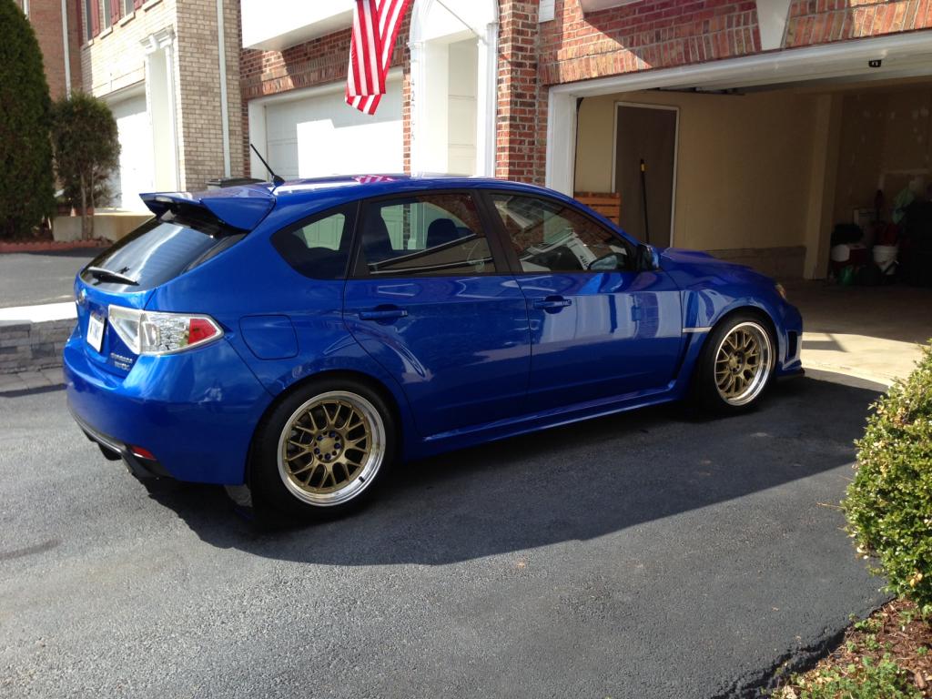 photo 2 Subaru Impreza WRX custom wheels Rota MXR 18x9.5, ET +38, tire size 265/35 R18. x ET 