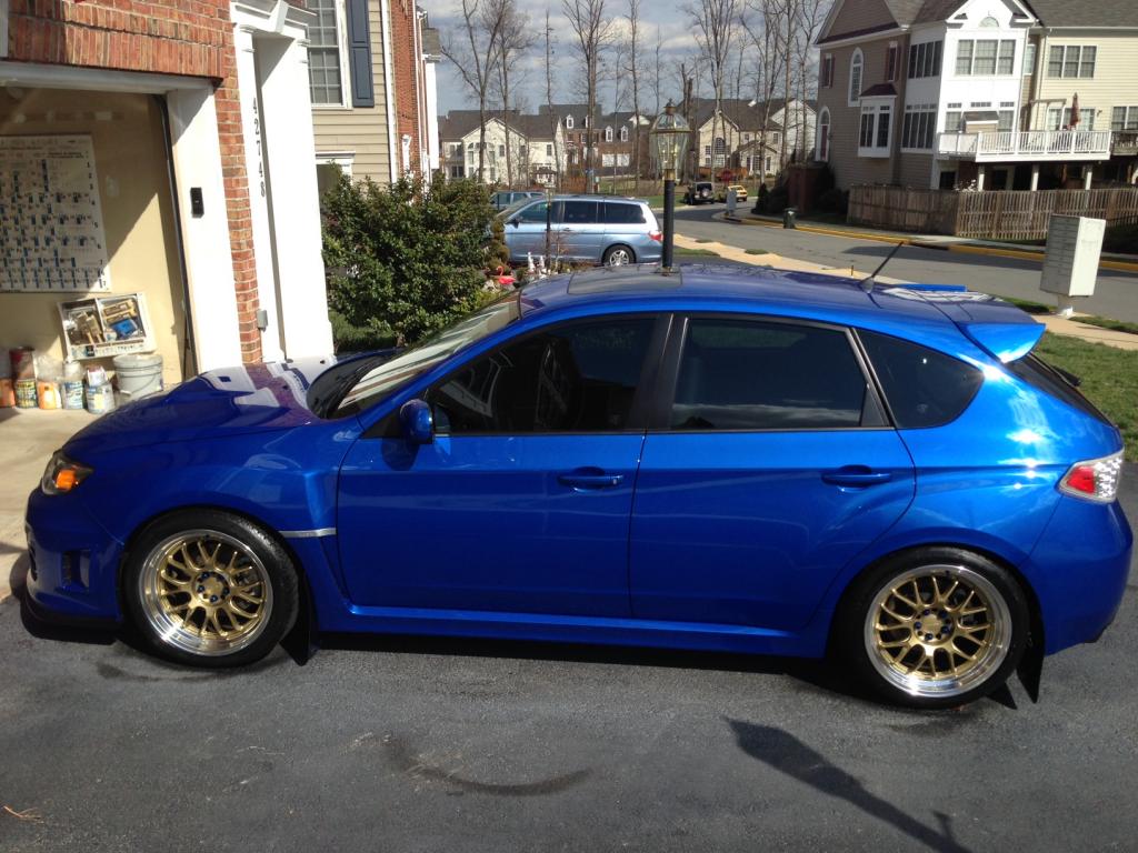 photo 4 Subaru Impreza WRX custom wheels Rota MXR 18x9.5, ET +38, tire size 265/35 R18. x ET 