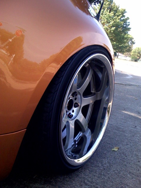 photo 5 Nissan 350Z custom wheels Rays Engineering Gram Lights 57S-Pro 19x9.5, ET 0, tire size 225/35 R19. 19x10.0 ET-25 235/35 R19