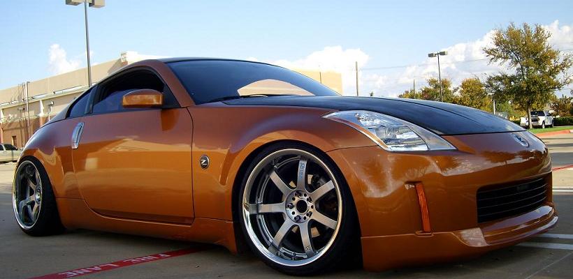 photo 9 Nissan 350Z custom wheels Rays Engineering Gram Lights 57S-Pro 19x9.5, ET 0, tire size 225/35 R19. 19x10.0 ET-25 235/35 R19