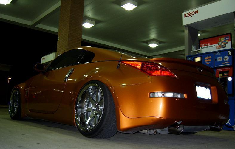 photo 10 Nissan 350Z custom wheels Rays Engineering Gram Lights 57S-Pro 19x9.5, ET 0, tire size 225/35 R19. 19x10.0 ET-25 235/35 R19
