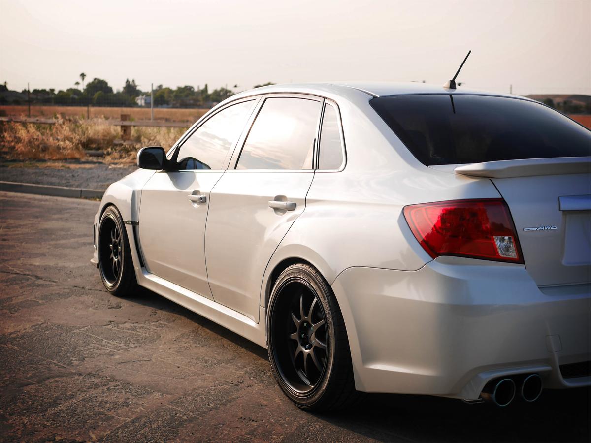 photo 1 Subaru Impreza custom wheels Rota P1R 18x9.5, ET +38, tire size 265/35 R18. x ET 