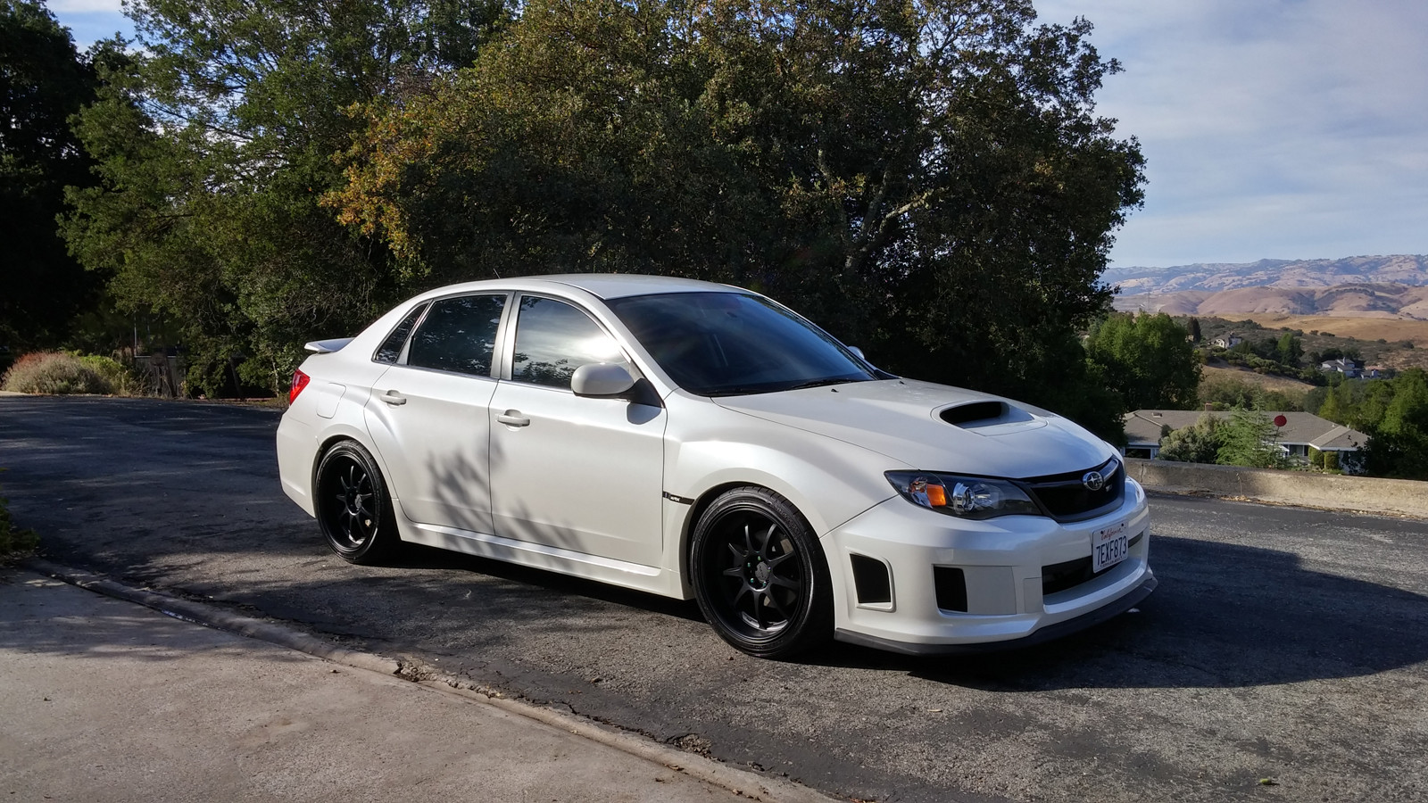 photo 3 Subaru Impreza WRX custom wheels Rota P1R 18x9.5, ET +38, tire size X R18. x ET 