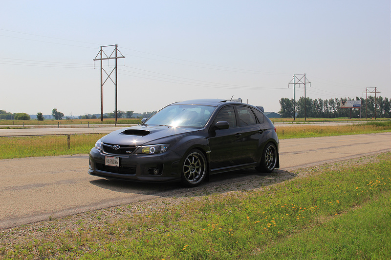 photo 1 Subaru Impreza WRX custom wheels Rota P1R 18x, ET , tire size 255/35 R18. x ET 