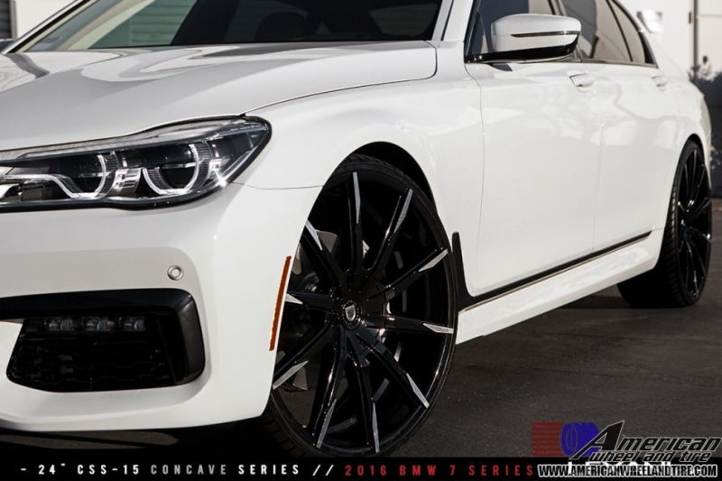 photo 1 BMW 740 custom wheels Lexani CSS-15 SUV 24x, ET , tire size X R24. x ET