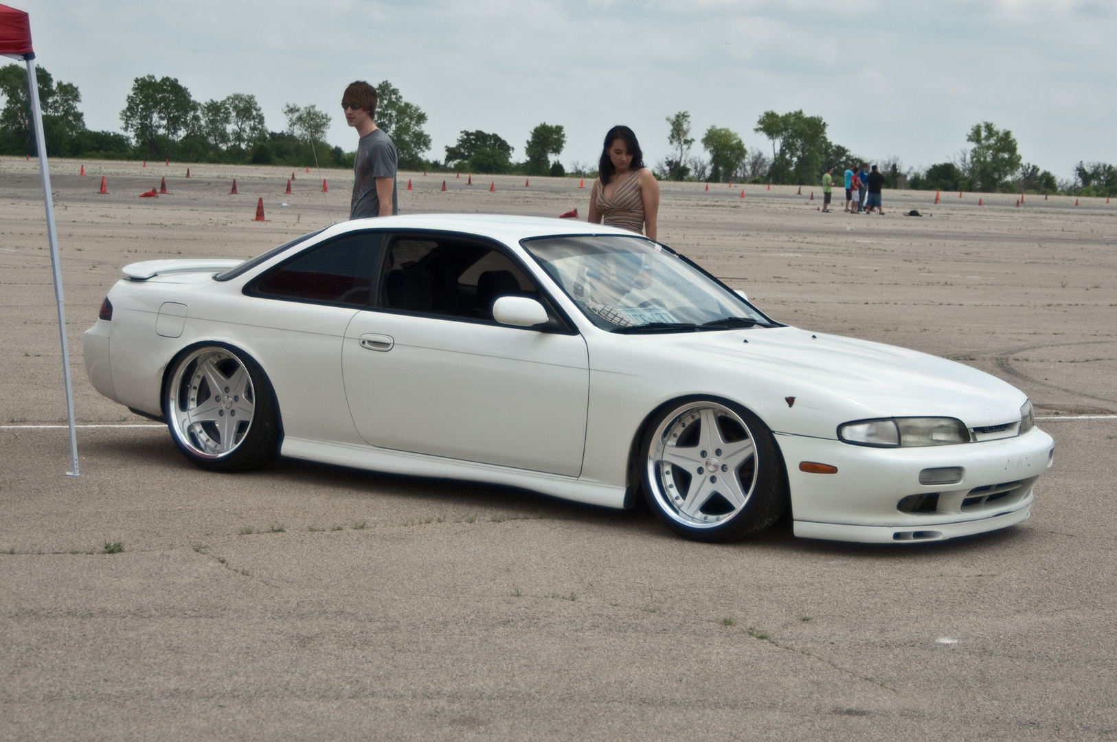 photo 1 Nissan S14 custom wheels Work Euroline SL 18x9.0, ET +1, tire size 215/35 R18. 18x10.0 ET-15 225/40 R18