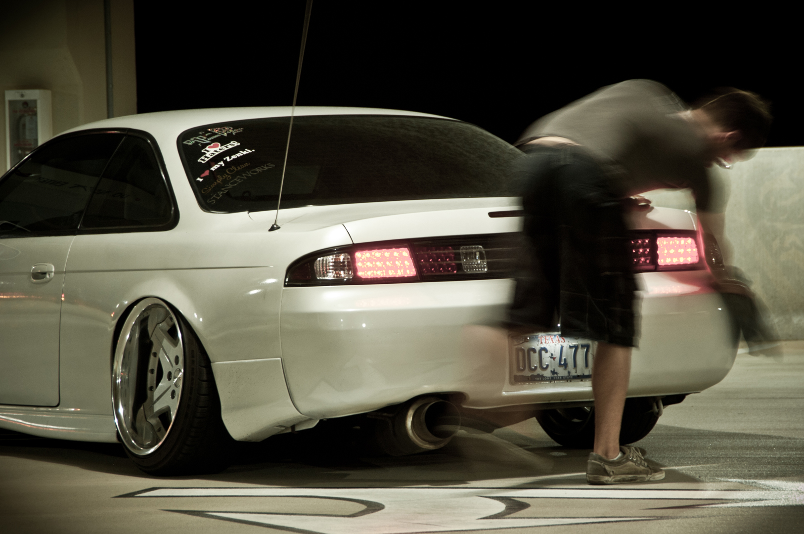 photo 9 Nissan S14 custom wheels Work Euroline SL 18x9.0, ET +1, tire size 215/35 R18. 18x10.0 ET-15 225/40 R18