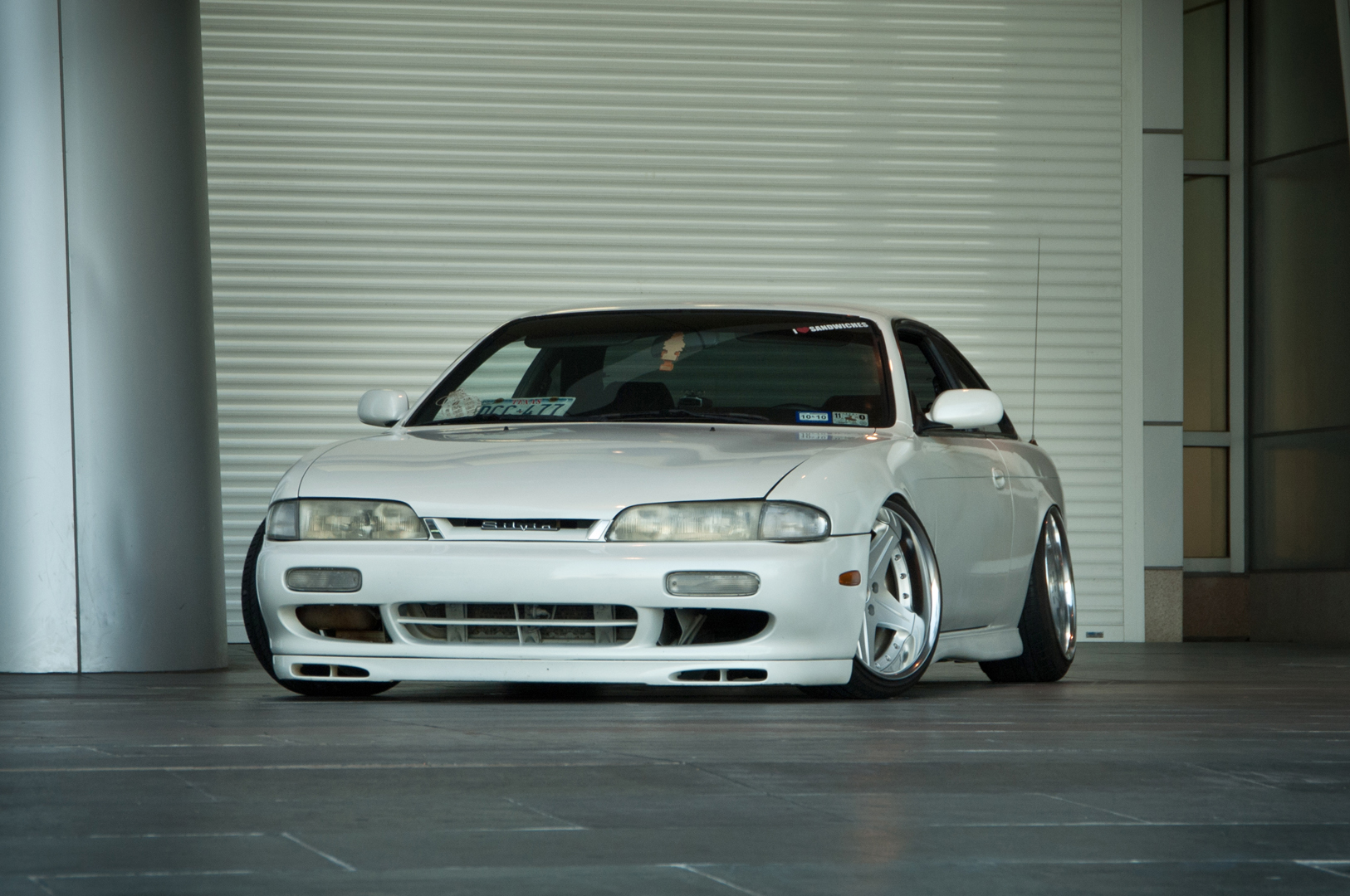 photo 12 Nissan S14 custom wheels Work Euroline SL 18x9.0, ET +1, tire size 215/35 R18. 18x10.0 ET-15 225/40 R18