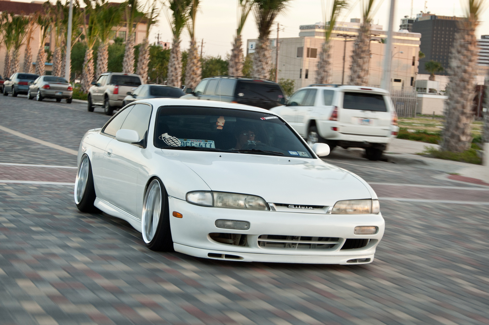 photo 16 Nissan S14 custom wheels Work Euroline SL 18x9.0, ET +1, tire size 215/35 R18. 18x10.0 ET-15 225/40 R18