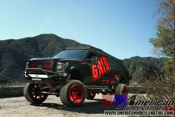 photo 5 Ford F-350 custom wheels Grid Off-Road GF 1 24x15.0, ET , tire size X R24. x ET 