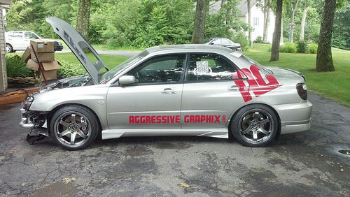 photo 1 Subaru Impreza WRX custom wheels Rota  18x9.5, ET +20, tire size X R18. x ET 