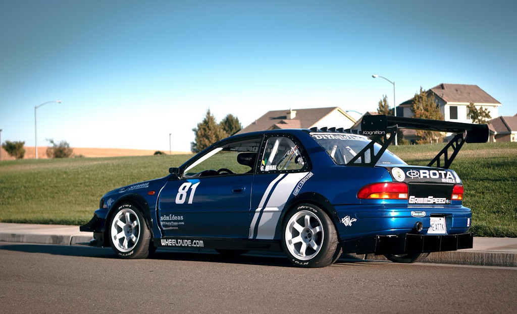 photo 2 Subaru Impreza custom wheels Rota Grid 17x9.5, ET +15, tire size 255/40 R17. x ET 