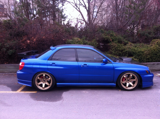 photo 2 Subaru Impreza WRX custom wheels Rota  18x9.5, ET , tire size X R18. x ET 