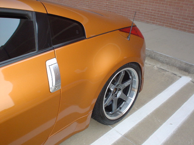 photo 2 Nissan 350Z custom wheels Rays Engineering Volk Racing LE37T 19x9.5, ET +22, tire size 255/35 R19. 19x10.5 ET+22 285/35 R19