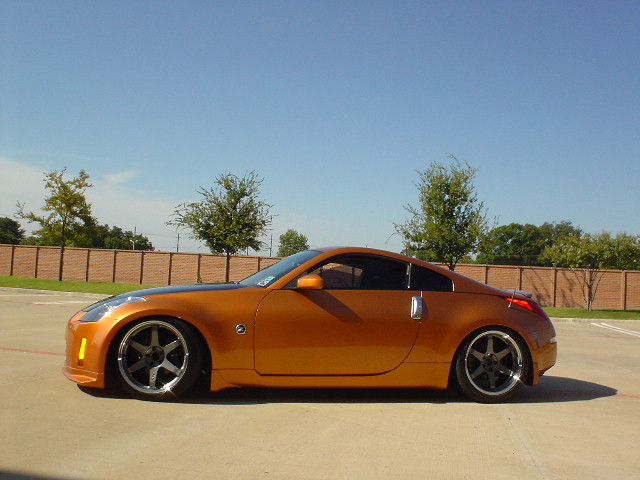 photo 10 Nissan 350Z custom wheels Rays Engineering Volk Racing LE37T 19x9.5, ET +22, tire size 255/35 R19. 19x10.5 ET+22 285/35 R19