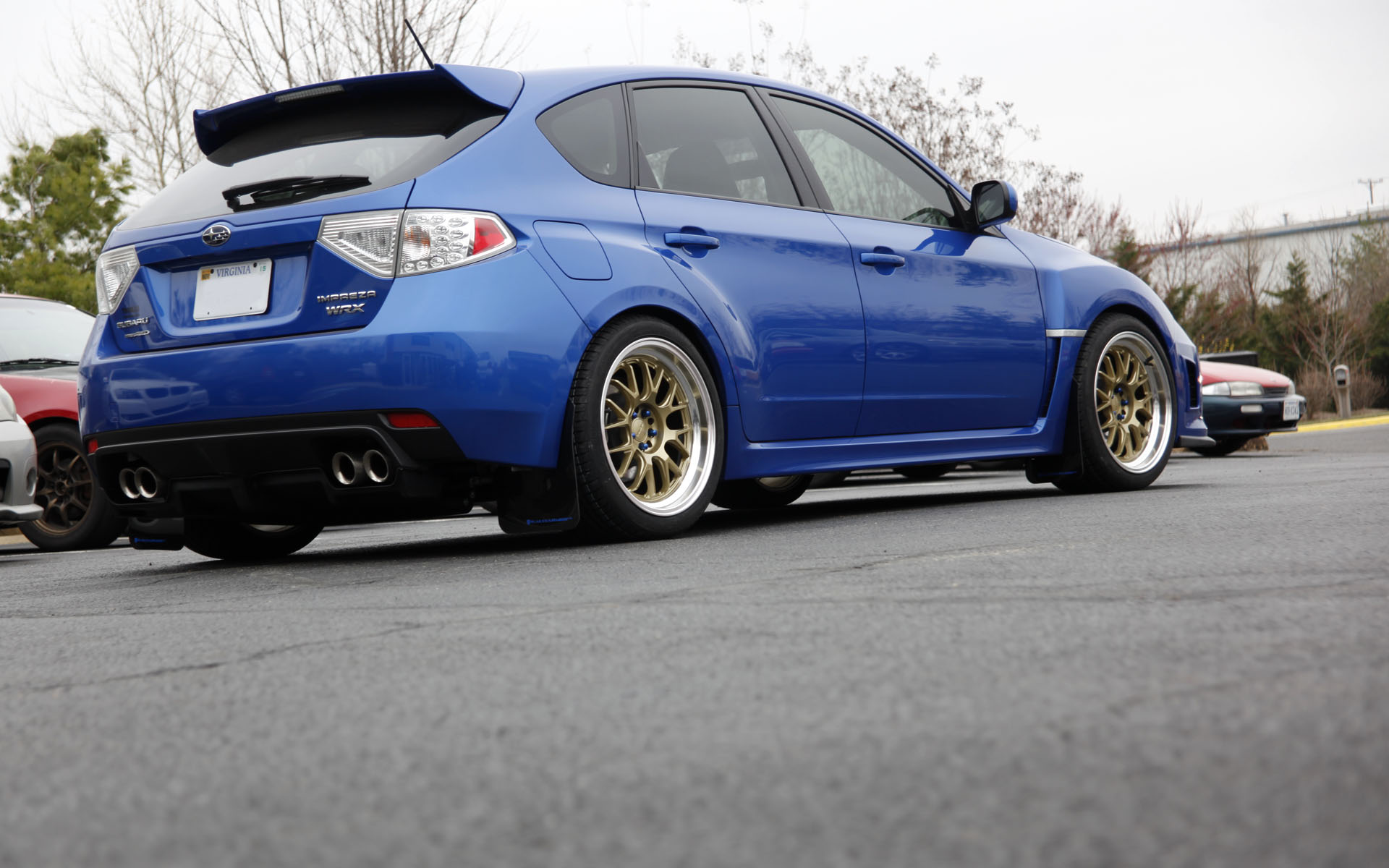 photo 1 Subaru Impreza WRX custom wheels Rota MXR 18x9.5, ET +38, tire size X R18. x ET 