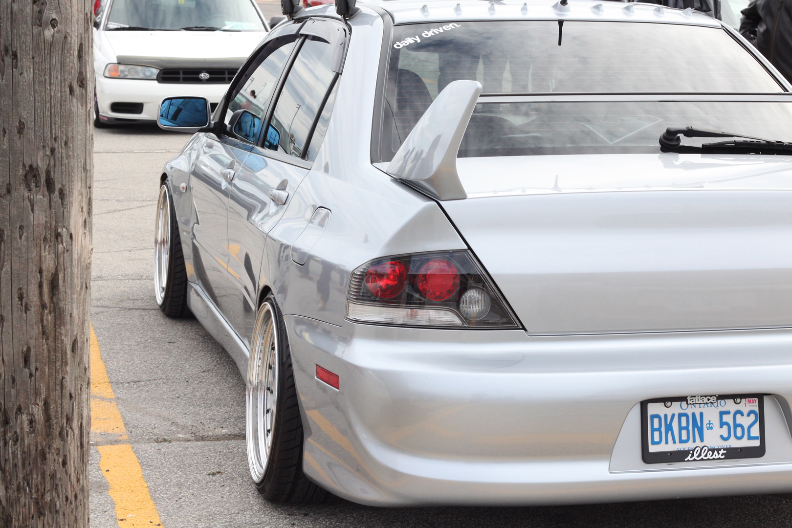 photo 20 Mitsubishi Lancer Evolution custom wheels BBS LM 18x9.0, ET +5, tire size 215/35 R18. x ET 
