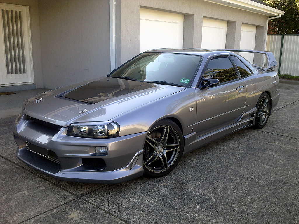 photo 2 Nissan R31-R34 Skyline 2dr custom wheels AVS Model 5 18x8.0, ET +30, tire size 235/40 R18. 18x9.0 ET+35 265/35 R18
