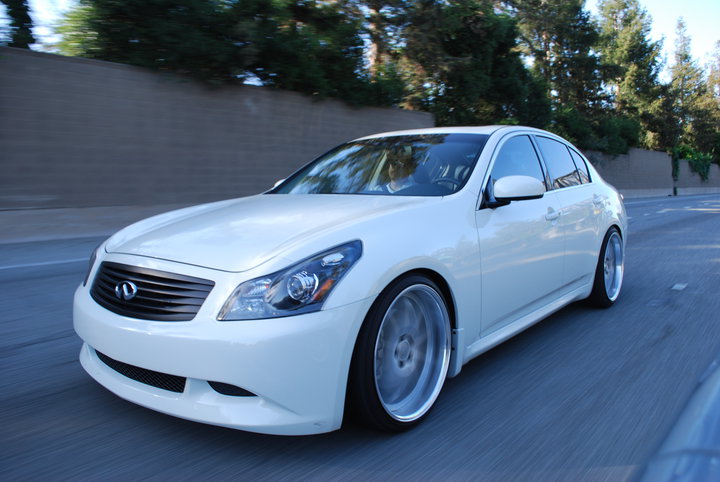 photo 2 Infiniti G35 custom wheels Work Gnosis GS1 20x9.0, ET +20, tire size 235/40 R20. 20x10.0 ET+30 255/35 R20
