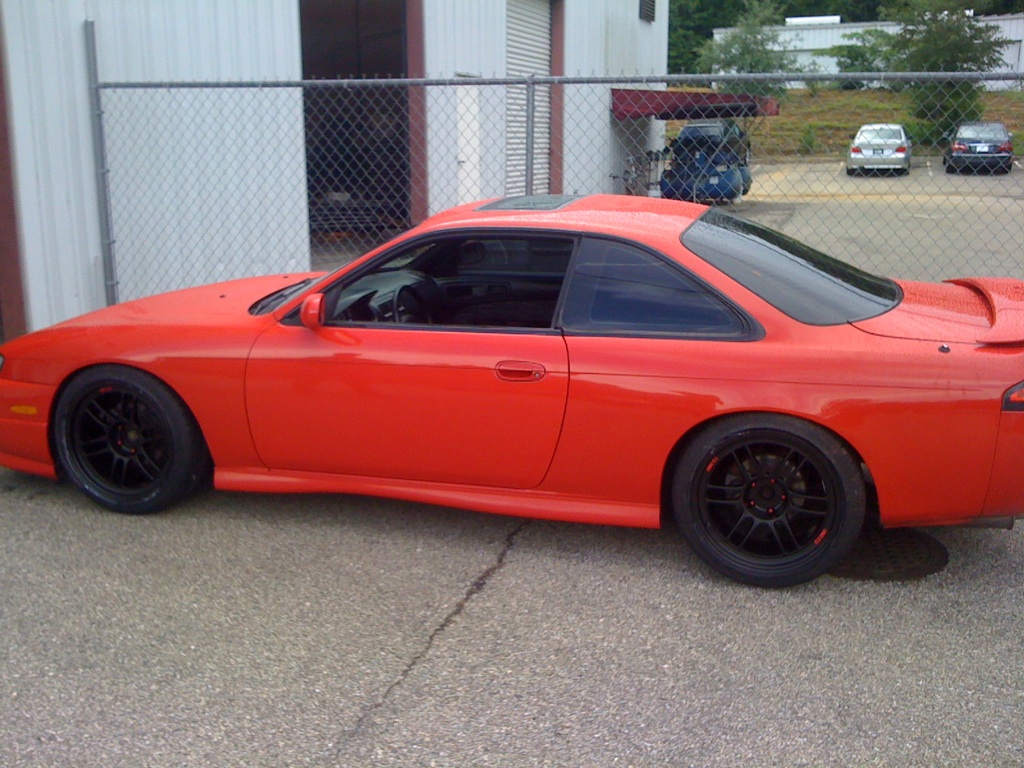 photo 2 Nissan S14 custom wheels Enkei rpf1 18x9.5, ET +12, tire size 235/45 R18. 18x10.5 ET+12 265/35 R18