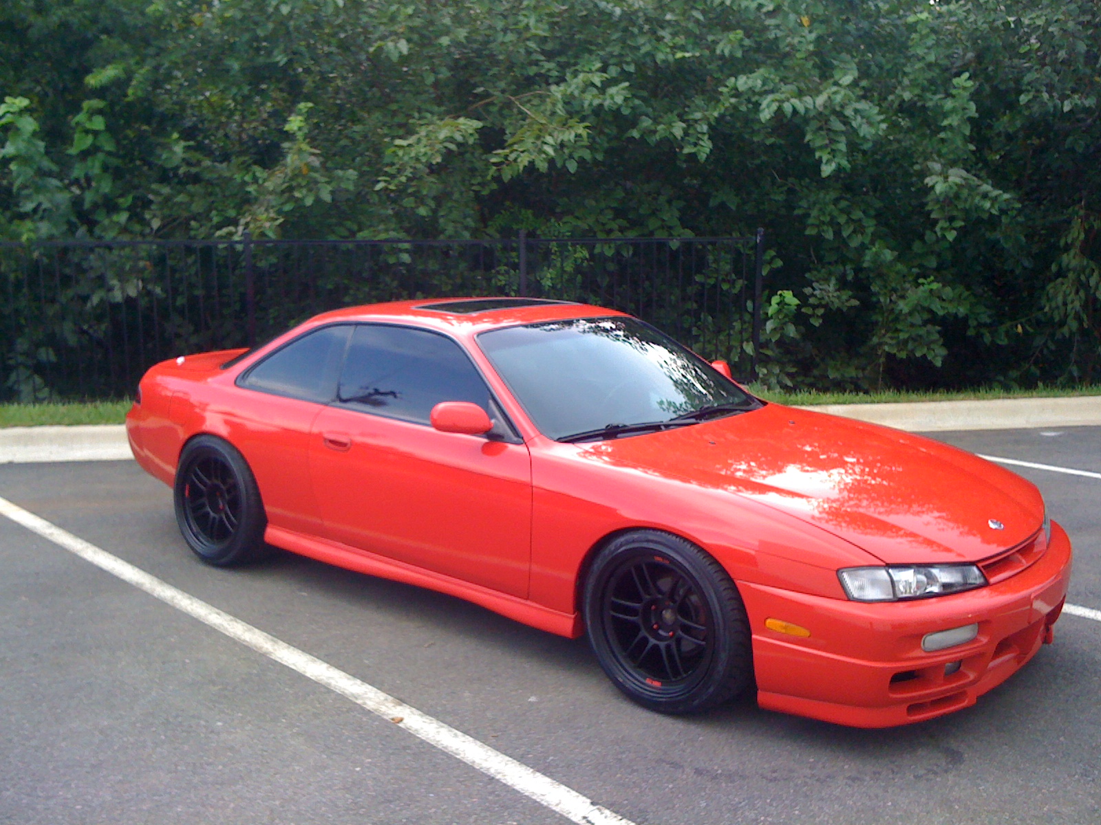 photo 3 Nissan S14 custom wheels Enkei rpf1 18x9.5, ET +12, tire size 235/45 R18. 18x10.5 ET+12 265/35 R18