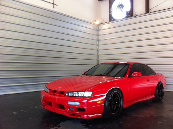 photo 4 Nissan S14 custom wheels Enkei rpf1 18x9.5, ET +12, tire size 235/45 R18. 18x10.5 ET+12 265/35 R18