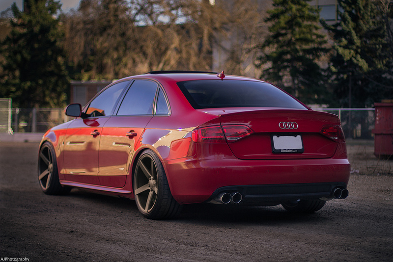 photo 2 Audi A4 custom wheels Vossen CV3 19x10.0, ET +55, tire size 255/35 R19. x ET 