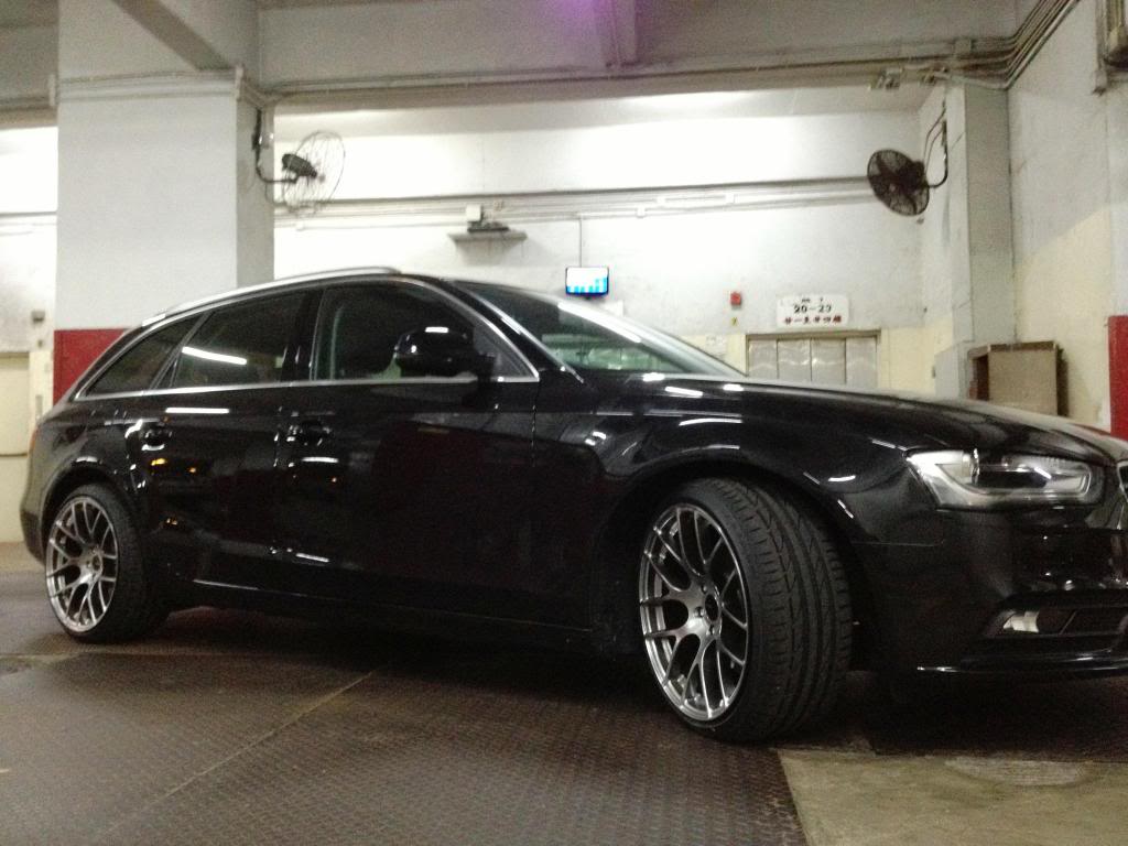photo 4 Audi A4 custom wheels Enkei Raijin 19x9.5, ET +35, tire size 235/35 R19. x ET 
