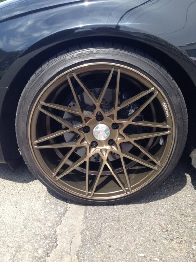 photo 2 Audi A4 custom wheels Klutch KM20 19x10.0, ET +43, tire size 245/35 R19. x ET
