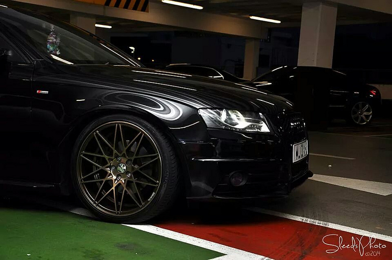 photo 2 Audi A4 custom wheels Klutch KM20 19x8.5, ET +35, tire size 235/35 R19. 19x10.0 ET+42 