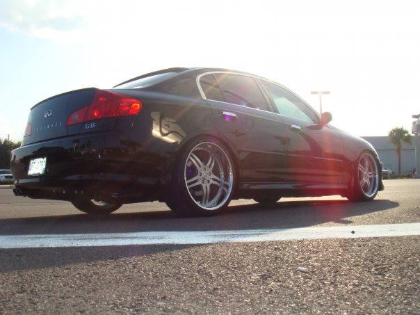 photo 4 Infiniti G35 custom wheels Sevas S55 20x8.5, ET +35, tire size 255/35 R20. 20x10.0 ET+42 275/30 R20