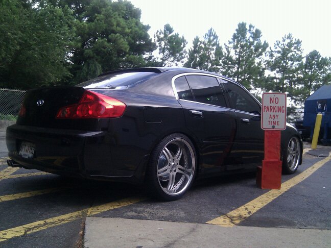 photo 5 Infiniti G35 custom wheels Sevas S55 20x8.5, ET +35, tire size 255/35 R20. 20x10.0 ET+42 275/30 R20