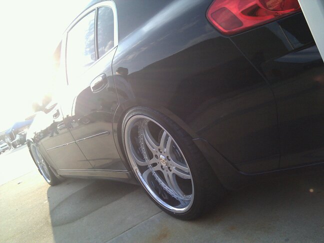 photo 7 Infiniti G35 custom wheels Sevas S55 20x8.5, ET +35, tire size 255/35 R20. 20x10.0 ET+42 275/30 R20