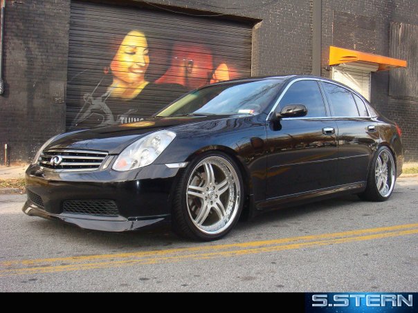photo 10 Infiniti G35 custom wheels Sevas S55 20x8.5, ET +35, tire size 255/35 R20. 20x10.0 ET+42 275/30 R20