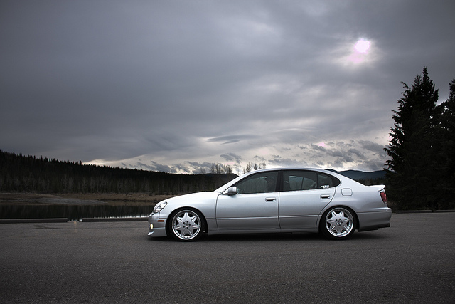 photo 1 Lexus GS 400 custom wheels Work LS207 19x9.5, ET +23, tire size 225/35 R19. 19x10.5 ET+38 255/40 R19