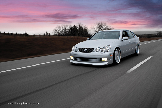 photo 2 Lexus GS 400 custom wheels Work LS207 19x9.5, ET +23, tire size 225/35 R19. 19x10.5 ET+38 255/40 R19