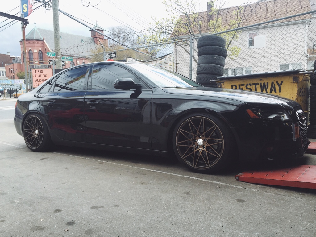 photo 3 Audi A4 custom wheels Klutch  19x8.5, ET , tire size 245/35 R19. 19x10.0 ET 