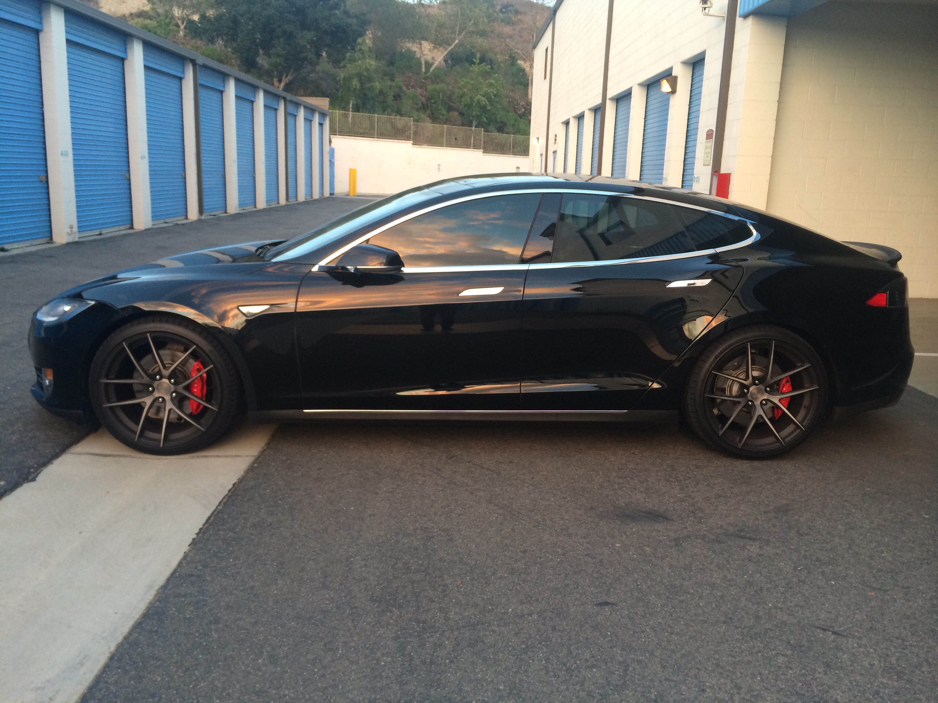 photo 2 Tesla Model S custom wheels Niche  21x, ET , tire size 245/ R21. x ET 285/ R