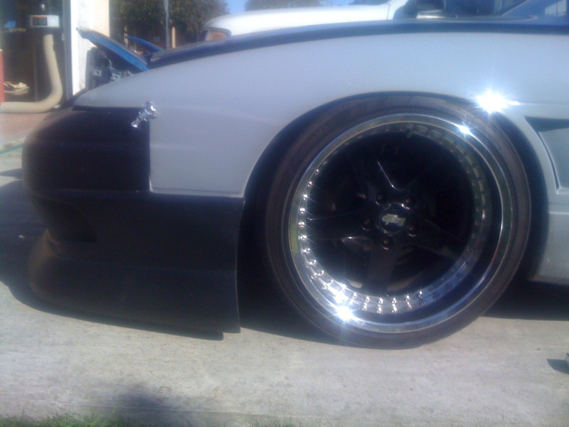 photo 1 Nissan S13 custom wheels Work Equips 18x10.5, ET +5, tire size 235/40 R18. 18x11.5 ET-10 265/35 R18