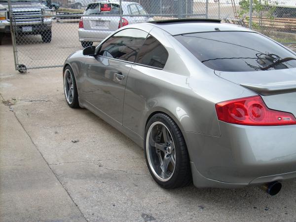 photo 7 Infiniti G35 custom wheels Rays Volk GTS 19x9.5, ET +17, tire size 255/35 R19. 19x10.5 ET-2 285/55 R19