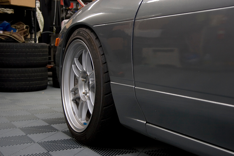 photo 2 Nissan S13 custom wheels Enkei RPF-1 17x9.0, ET +35, tire size 235/40 R17. x ET 